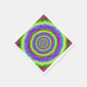 Serviettes jetables Neon Explosion (Coin)