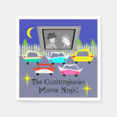 Serviettes jetables pour mini-cinéma de petite vil (Devant)