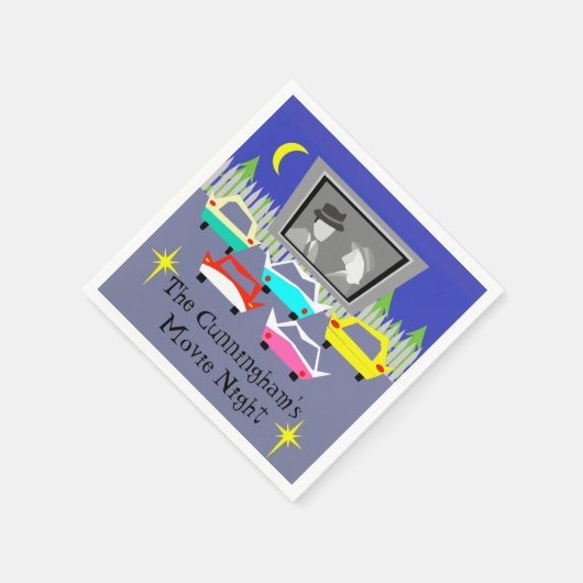 Serviettes jetables pour mini-cinéma de petite vil (Coin)