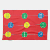 Serviettes "Messages de Noël" (Horizontal)