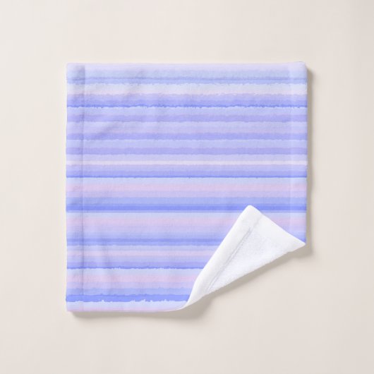 Serviettes minces de Bath de rayure d'aquarelle de (Gant de toilette)