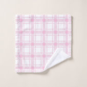 Serviettes minimalistes personnalisées Plaid Paste (Gant de toilette)