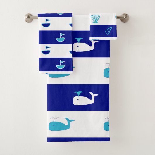 Serviettes Nautiques Fun (En situation)