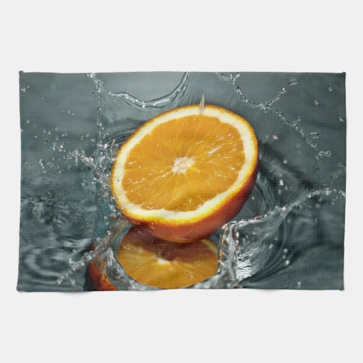 Serviettes Orange Splash (Horizontal)