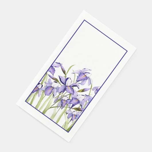 serviettes ou serviettes en papier iris (Coin)