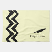 Serviettes personnalisées Art déco Rolling (Horizontal)