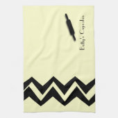 Serviettes personnalisées Art déco Rolling (Vertical)