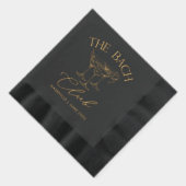 Serviettes personnalisées Club Bach avec estampage (Droite)