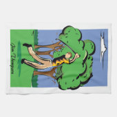 Serviettes personnalisées de golf (Horizontal)