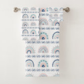 Serviettes pour enfants Boho Pastel Rainbow Accent (En situation)