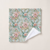 Serviettes Rococo Pastel Fleurs Douces pour la Sal (Gant de toilette)