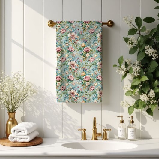 Serviettes Rococo Tendance Fleur pastel Charme de