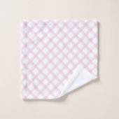 Serviettes Rose Clair Élégantes et Subtiles (Gant de toilette)