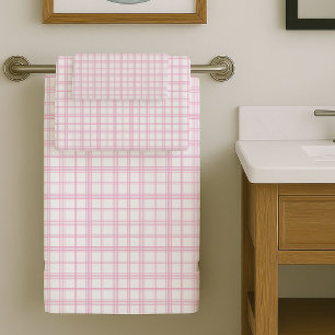 Serviettes Rose Pâle Élégantes pour Maisons Modern
