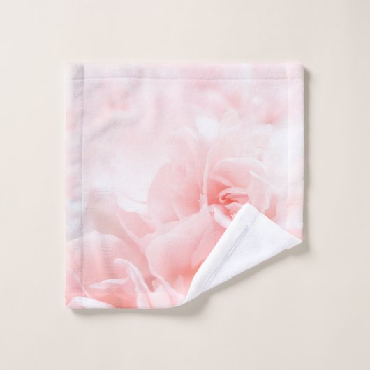 Serviettes roses (Gant de toilette)
