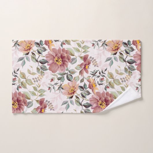 Serviettes Roses roses (Serviette à main)