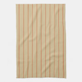 Serviettes rouille sur la cuisine beige (Vertical)