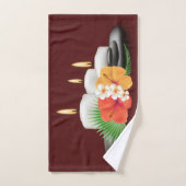 Serviettes spas Fleurs et bougies Spa à thème (Serviette à main)
