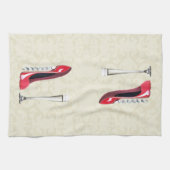 Serviettes stylets d'art de chaussure (Horizontal)