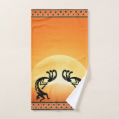 Serviettes Sun Kokopelli Sud-Ouest (Serviette à main)