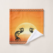 Serviettes Sun Kokopelli Sud-Ouest (Gant de toilette)