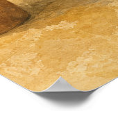 Serviettes sur le Porte-Serviettes Affiche Aquarel (Coin)