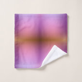 Serviettes sur une tringle avec un design à dégrad (Gant de toilette)