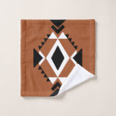 Serviettes Terracotta-Chic Boho Style (Gant de toilette)