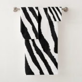 Serviettes Zèbre | Motif Imprimé Animal Tendance (En situation)