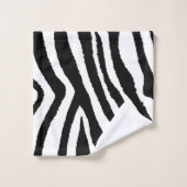 Serviettes Zèbre | Motif Imprimé Animal Tendance (Gant de toilette)