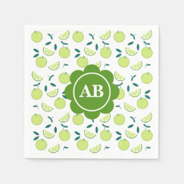 Servilleta de papel diseño de limas servet