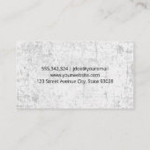 Serving Platter Mes Logo | Grunge Visitekaartje (Achterkant)