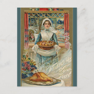 -serving-Thanksgiving Briefkaart