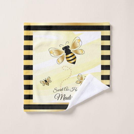 Servir comme serviette de bain miel (Gant de toilette)