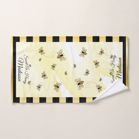 Servir comme serviette de bain miel (Serviette à main)