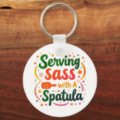 Servir du Sass avec un porte-clés Spatule (Recto)