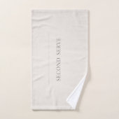 Servir en second - Serviette de tennis – Édition J (Serviette à main)