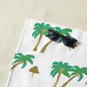 Servir l'été sous les tropiques Serviette de plage (En situation)