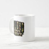 🇫🇷 Servir & Protéger – Mug à café patriotique ☕� (Devant gauche)