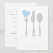 Servir une répétition d'amour Invitation au dîner (Devant / Derrière)