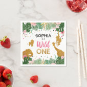 Servir une serviette en papier Wild Jungle Animaux (En situation)
