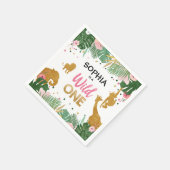 Servir une serviette en papier Wild Jungle Animaux (Coin)