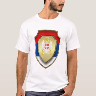 Servisch middeleeuws schild Servië wapen 2 T-shirt