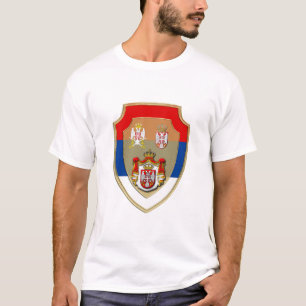 Servisch middeleeuws schild Servische wapen Srb T-shirt