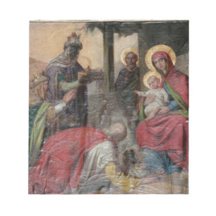 Servisch-orthodoxe icongrafie bij de kerk van Valj Notitieblok