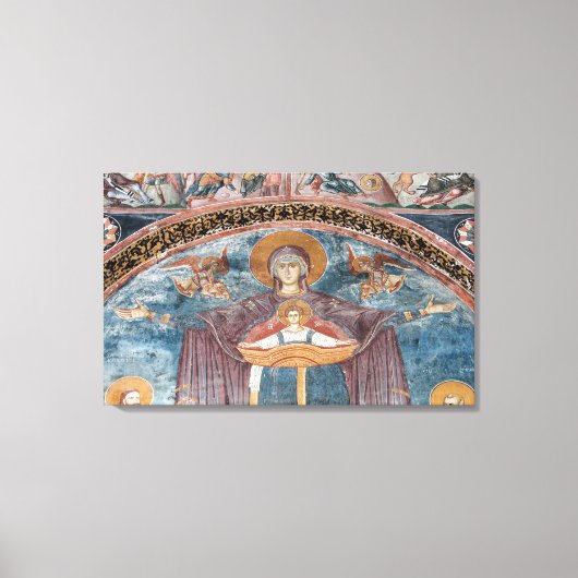 Servisch-orthodoxe kerk en UNESCO-site, 2 Canvas Afdruk (Voorkant)