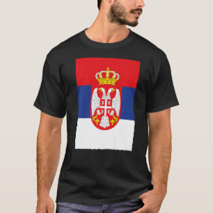Servisch Retro Nationale Vlag Servië T-shirt
