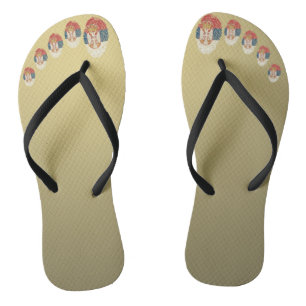 Servisch vingerafdruk teenslippers
