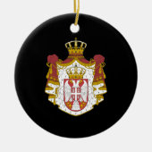 Servisch wapenschild keramisch ornament (Voorkant)