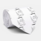 servische cyrillisch perrot stropdas (Opgerold)